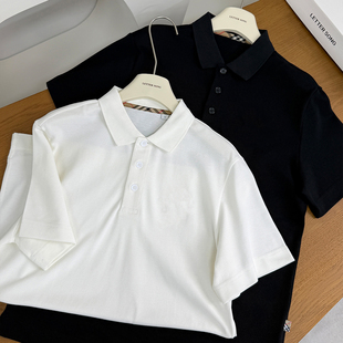 翻领短袖 爱心字母刺绣Polo衫 T恤男女 客供珠地网眼棉 情人节限定