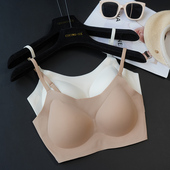 裸感薄款 虫小小 外贸单无痕无钢圈一片式 聚拢文胸内衣女胸罩972H