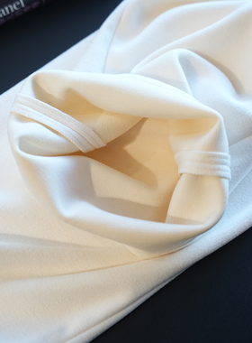 虫小小 通勤高腰宽松直筒阔腿西装裤女休闲毛呢裤子秋冬新款A59R