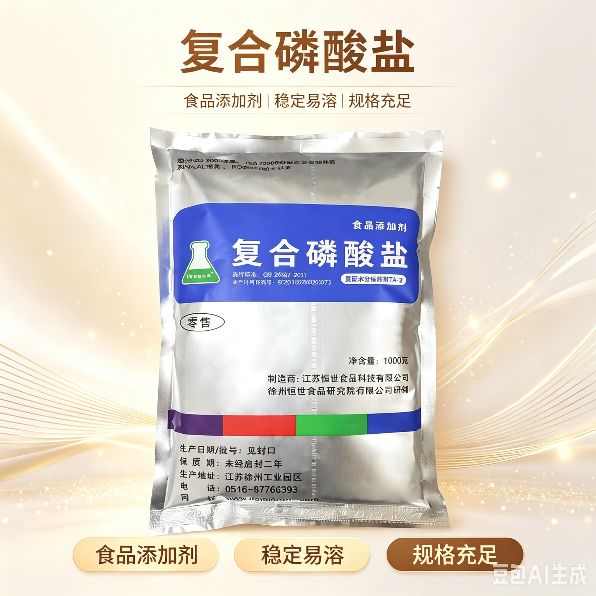复合磷酸盐肉制品增重保水复配水分保持剂商用鸡牛肉类卤制品保水