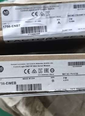 AB1756模块1756-EWEB  B  FW4.013全-议价