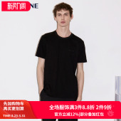 VSKONNE威斯康尼男短T休闲圆领中青年百搭基础黑短袖 套头棉T恤衫