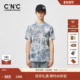 满身印花圆领短袖 CNC男装 25夏新款 T恤男丛林密语系列青年潮流短T