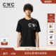 CNC男装 shirt 宽松廓形大Logo短袖 T恤印花短袖 25夏季 新款