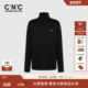 大牌直降 CNC男装 秋冬新款 黑色高领保暖长袖 T恤莫代尔棉云感t