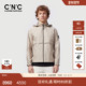 夹克外套薄款 CNC男装 合身茄克 满版 提花连帽男士 25秋冬季 新款