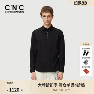 男士 CNC男装 衬衫 商务休闲logo刺绣长袖 合身 25秋新款