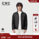 棉服商场同款 CNC男装 经典 黑色薄棉夹克外套男士 25秋冬新款