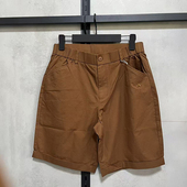 男夏透气宽松凉感户外运动弹力直筒五分裤 H16MD05155男装 休闲短裤