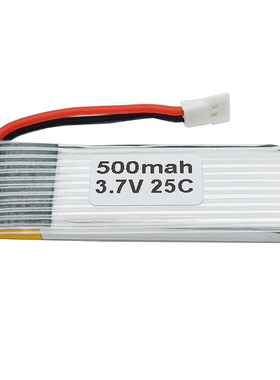 玩具模型车 航模飞机飞行器大容量3.7V/7.4V 500mAh 701855锂电池