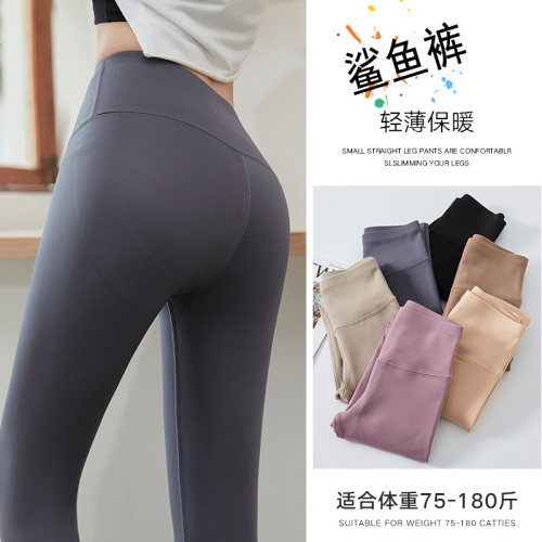 鲨鱼裤女外穿春秋薄款打底裤