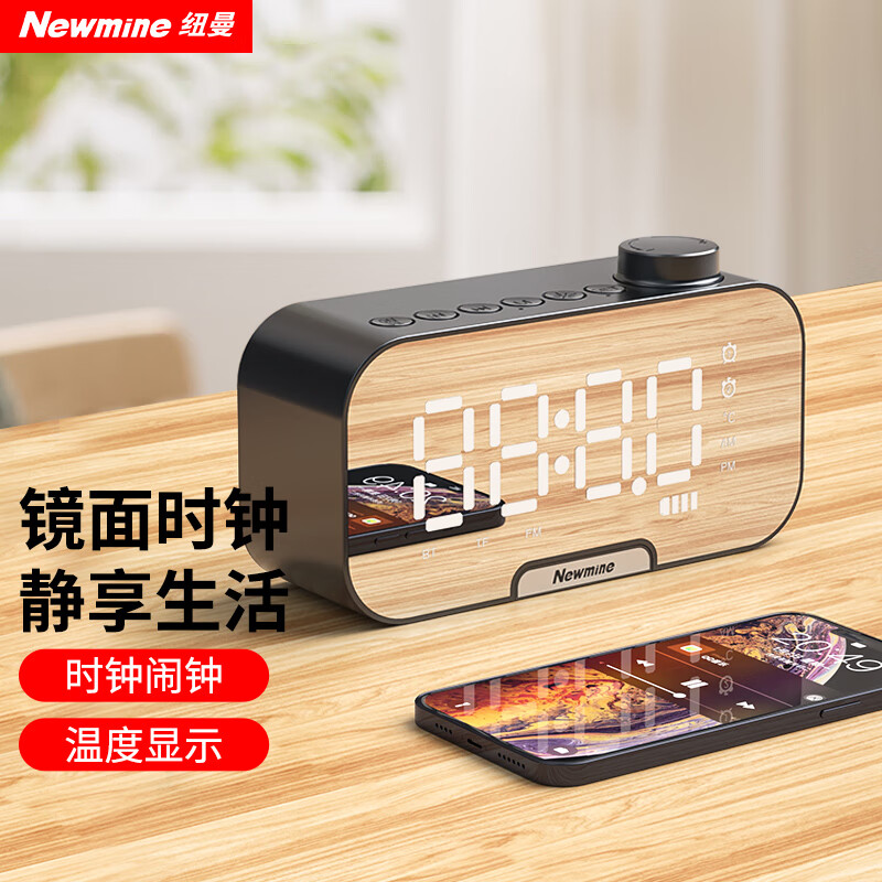 纽曼S69蓝牙音箱智能闹钟