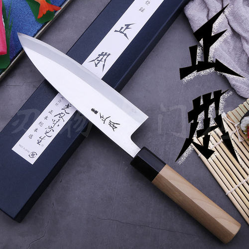 正本进口现货白纸钢出刃鱼头刀