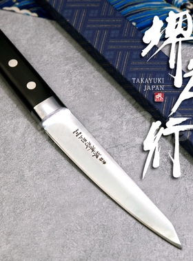 日本进口堺孝行西型剔骨刀150mm别上/安来钢日本钢高碳钢直刀