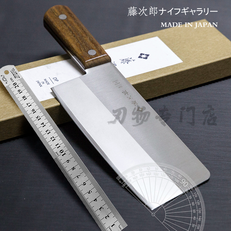 日本进口tojiro藤次郎vg10钢f-990中华庖丁大菜刀厨刀