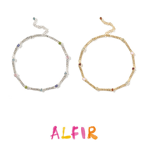 Alfir 缤纷宝石系列 盖茨比宝石项链