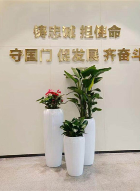 树脂纤维广州轻奢北欧户外花盆
