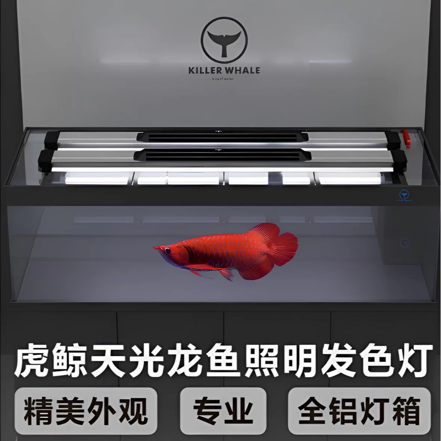 虎鲸天光灯龙鱼灯2700k鱼缸专用灯鱼灯水族灯照明发色灯顶灯 侧灯