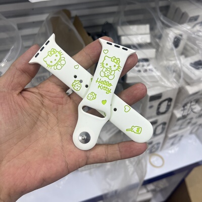 【华强北工艺】适用于苹果手表S11/109876se硅胶表带HK10proUltra