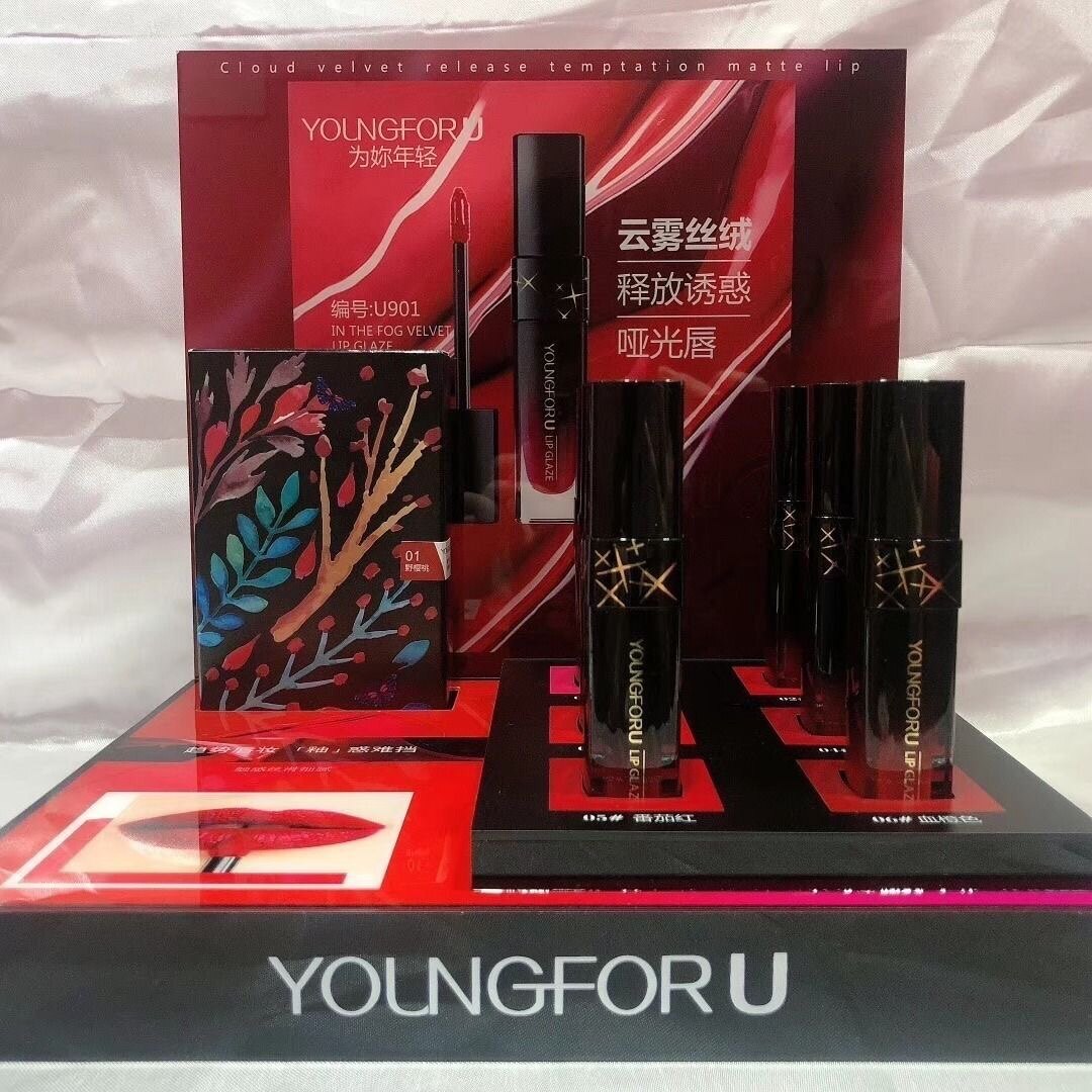为你年轻唇釉口红雾中生润云雾丝绒保湿哑光番茄红不沾杯唇蜜正红