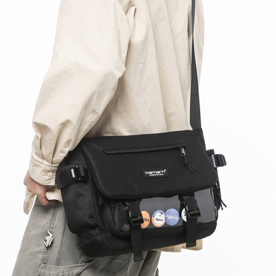 痛包学生上课装书邮差包男生背包