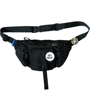 斜挎包男款青少年胸包男童背包男士小挎包男孩高级感腰包男单肩包