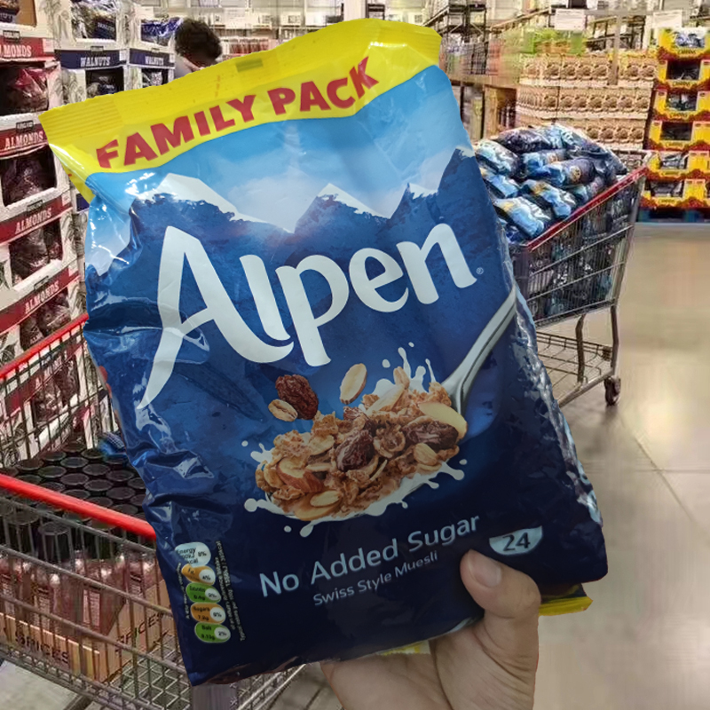 特价Alpen无糖高纤维葡萄干坚果...