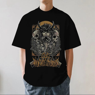 Murder乐队周边金属摇滚重磅纯棉短袖 T恤宽松 Art 澳洲死核Thy