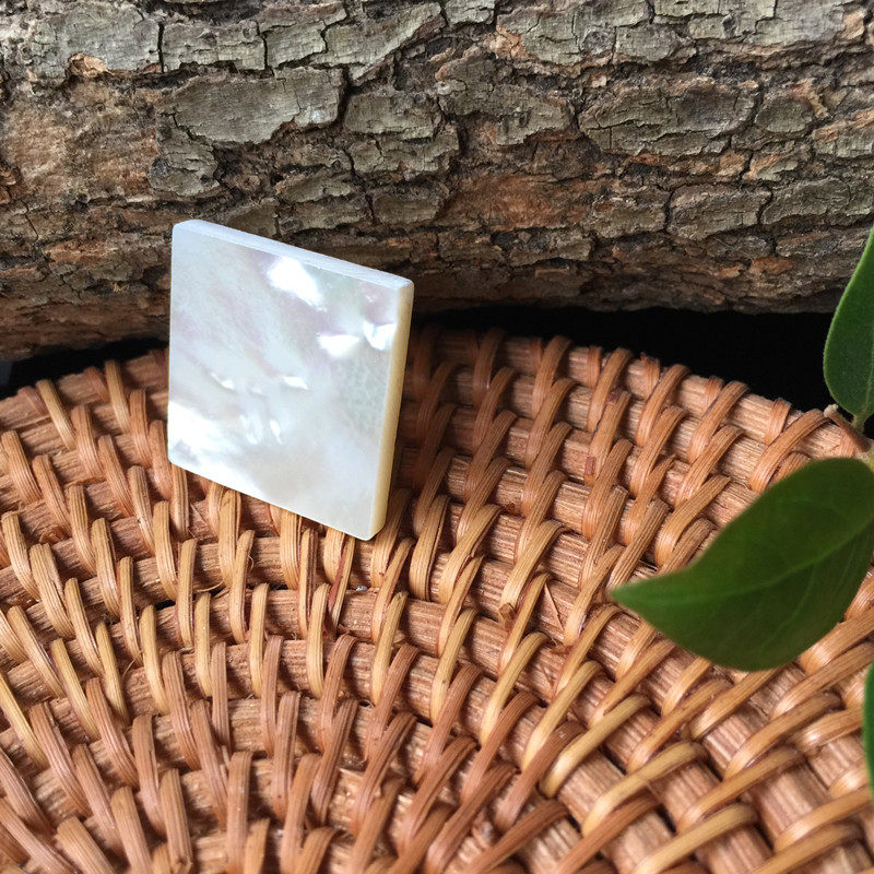 天然白蝶贝壳片25mm/25mm/3mm创意diy工艺饰品珍珠母贝雕镶嵌材料