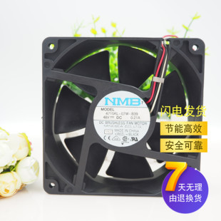 48V 12038 B39 NMB 变频器散热风扇 07W 12厘米 4715KL 原装 0.21A