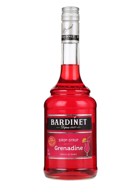 法国进口 新装BARDINET 必得利红石榴糖浆 调酒辅料无酒精果味汁