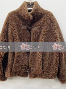 速发 id女装国内代购专柜正品57233042原2599【小七月】25冬 皮衣