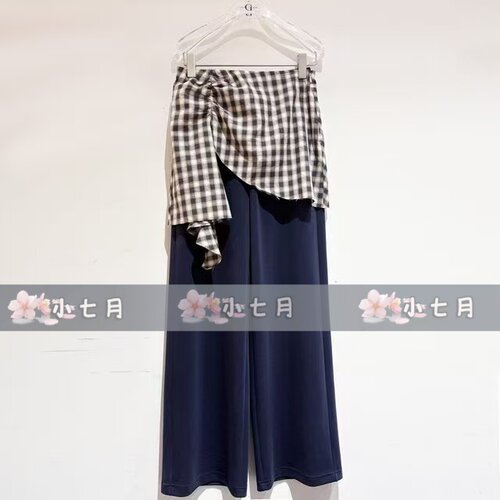 速发ID女装国内代购专柜正品65220021原899【小七月 2026秋 长裤