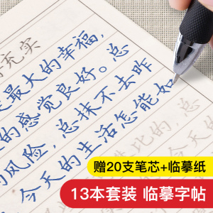 致旗初学者钢笔字帖成人行楷速成女生男生小清