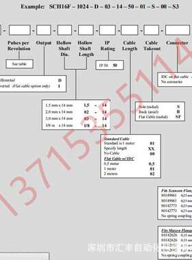 SCH16F-2000-D-03-14-50-05-SF-IDC-S1微型编码器SCANCON 斯堪纳