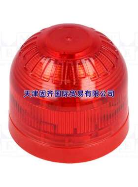 Klaxon PSB-0009 红色警示灯红色灯罩电源电压17-60V直流