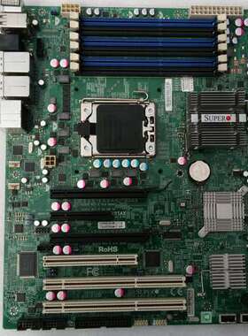 春田谷超微X8SAX 1366针单路工作站主板 支持至强55 56 I7-950CPU