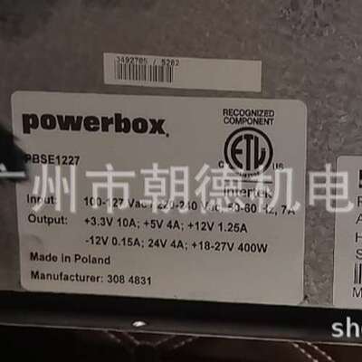 POWERBOX电源PBSE1227  AGFA DS 530X/AXYS  05282维修议价