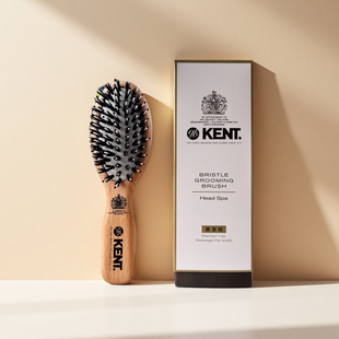 英国皇室KENT肯特天然鬃毛梳女王妃御用防静电缓解掉发不打结16CM