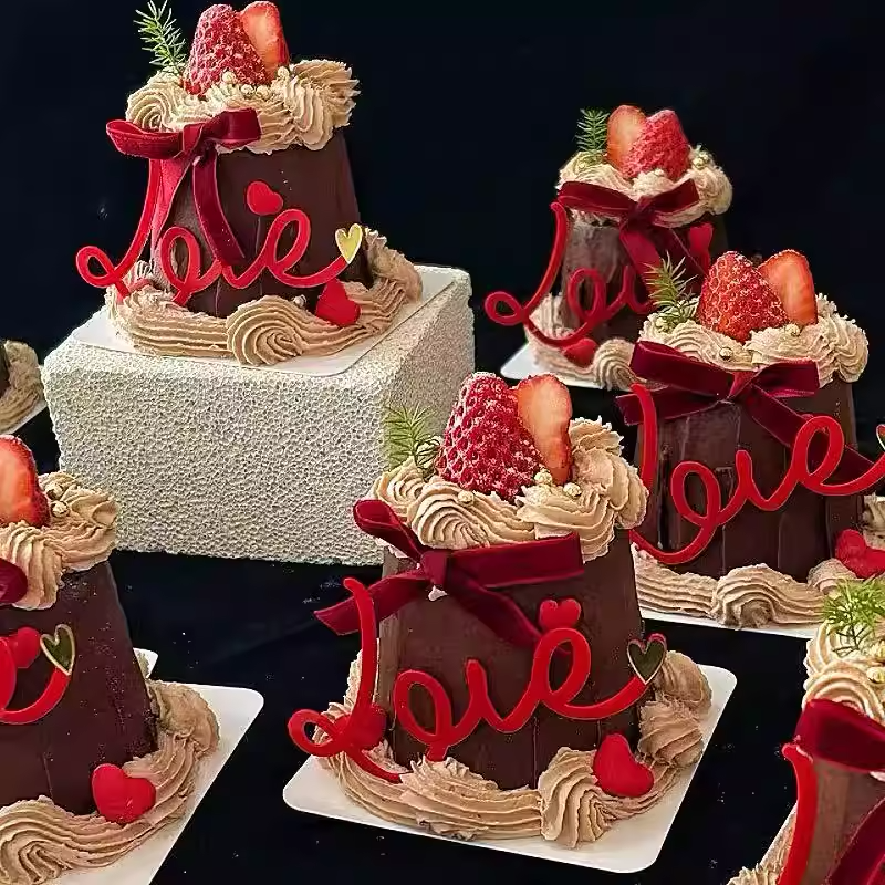 2.14情人节情侣告白花式love亚克力蛋糕装饰简约直杆蜡烛装扮插件,节庆用品/礼品,节日装扮用品,淘宝优惠券,粉丝福利购,淘宝优惠卷