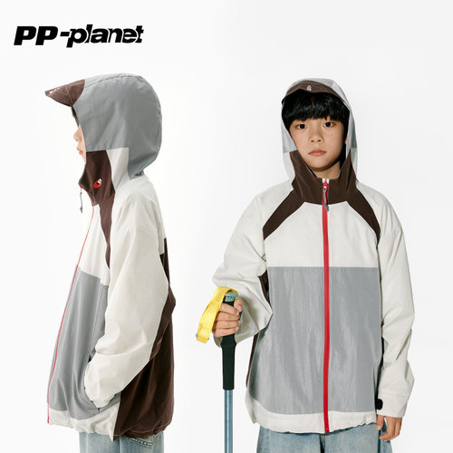 PP星球童装【透气防水】连帽外套
