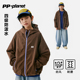 防风外套中大童连帽上衣 2026春新款 PP星球原创男童 四级防泼水