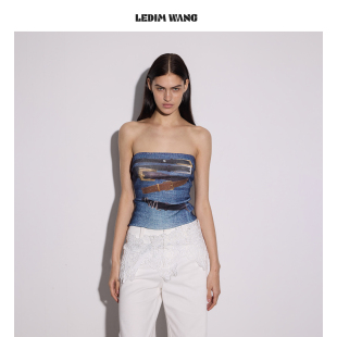 LEDIM WANG立体蕾丝白色搭片叠搭配饰氛围感设计感2026春夏新款