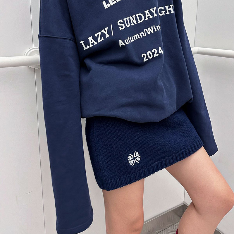 LEDIMWANG针织半身裙女