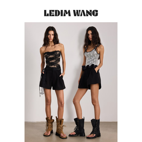 LEDIMWANG时尚花苞A字短裤女款
