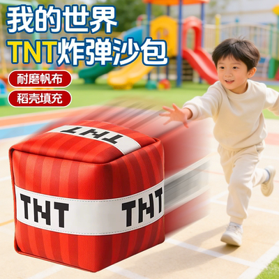 我的世界沙包TNT户外丢沙包玩具