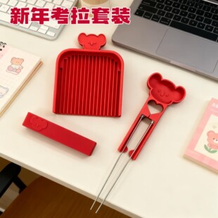 kk拼豆笔豆铲双针豆笔考拉卡通丝滑不卡豆拼豆工具补充包手工diy