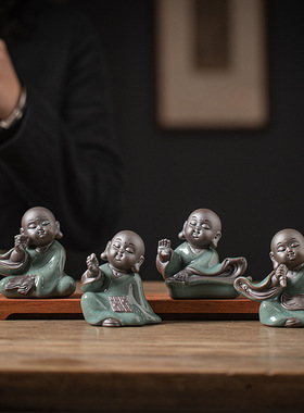 中式禅意陶瓷人物琴棋书画