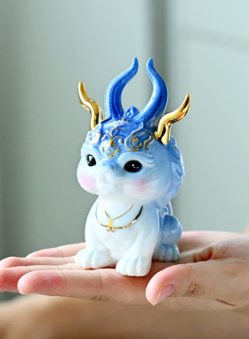 陶瓷卡通龙招财神兽吉祥物
