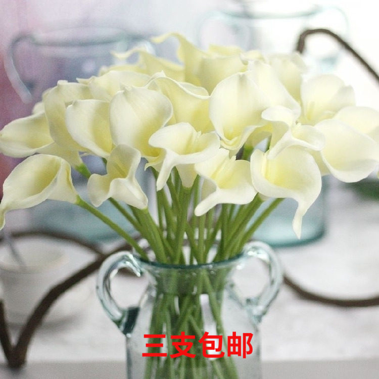 Artificial Flower PU Feel Calla Lily Home desktop Decorative flowers Flower art Decoration Bouquet Crafts ornamentsin the Home accessories , Vase/Flower/Artificial flowers/Imitation jewelry , Artificial flowers/Artificial flower  category - from Buy2taobao.com to provide professional Taobao agent buy service